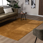 Low-pile rug - Essenza Ochre Yellow