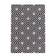 Modern floor rug - Streaky Square Pink/Black