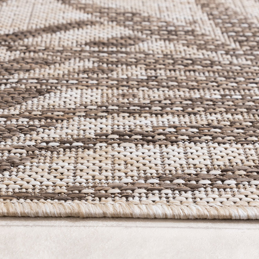 Outdoor Rug - Tiga Edge Taupe