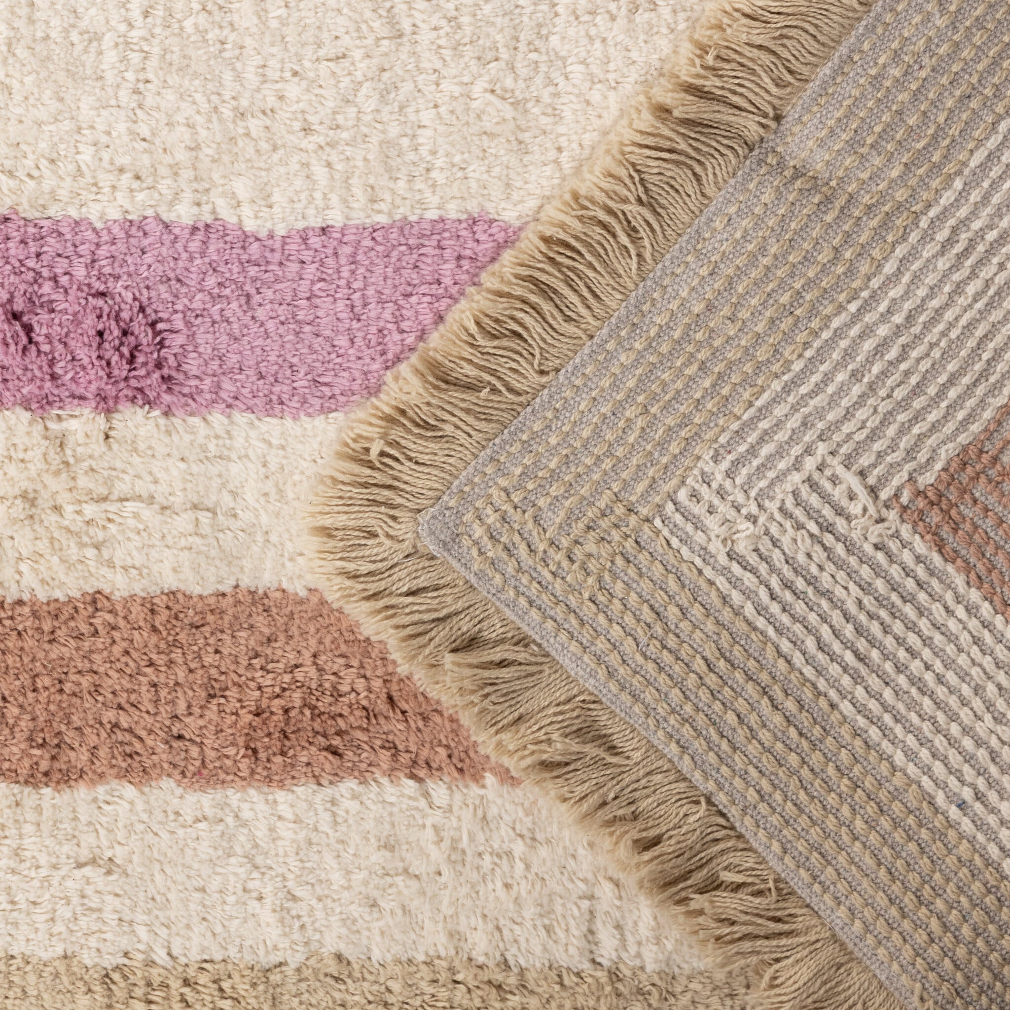 Washable kids rug - Milo Pink