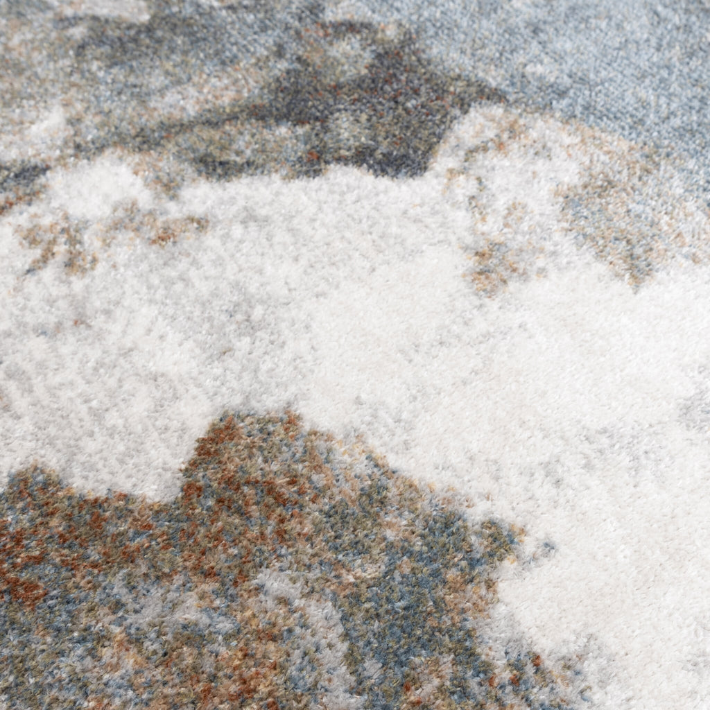 Round washable rug - Misha Flow Multicolor