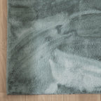 Soft Low-Pile Rug - Cozy Green