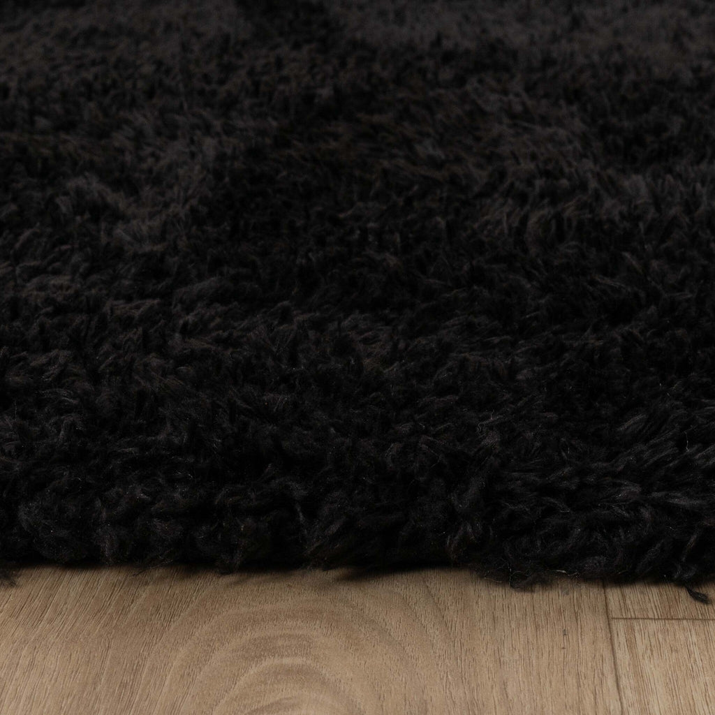 Shaggy Rug - Blaze Black