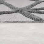Scandinavian floor rug - Yaso Safi Gray