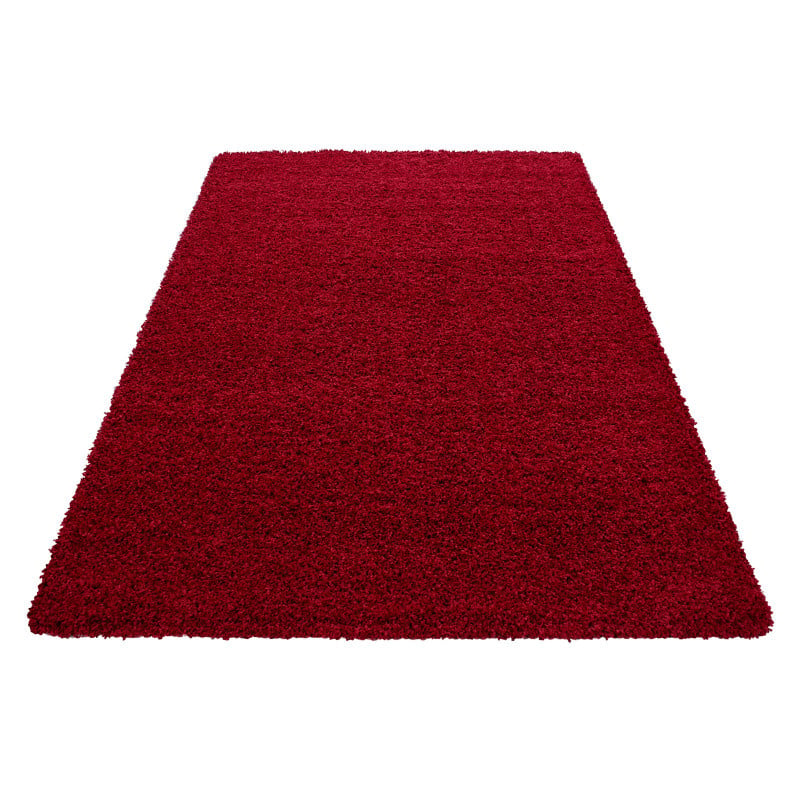High-pile floor rug - Sade Red