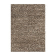 Wool floor rug - Halette Brown/White