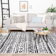 Scandinavian Rug - Scandi Geo Black/White