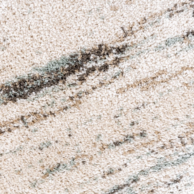 High Pile Rug - Blend Cream/Blue