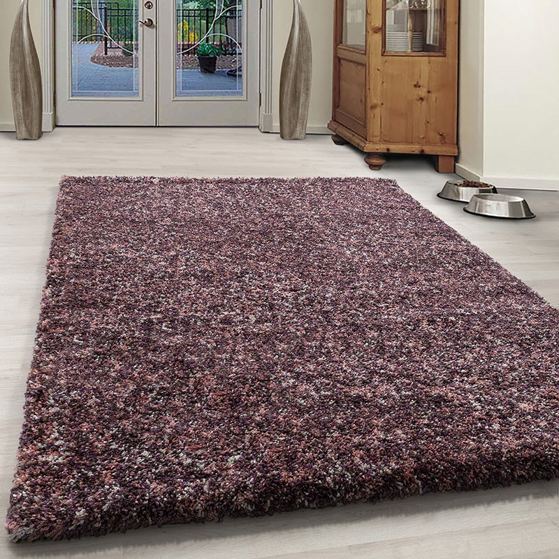 High-pile floor rug - Enjoy Pink
