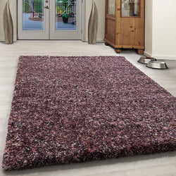 High-pile floor rug - Enjoy Pink