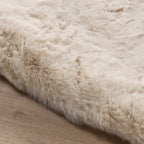 Round High Pile Rug - Comfy Supreme Cream