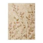 Washable rug - Misty Floral Cream