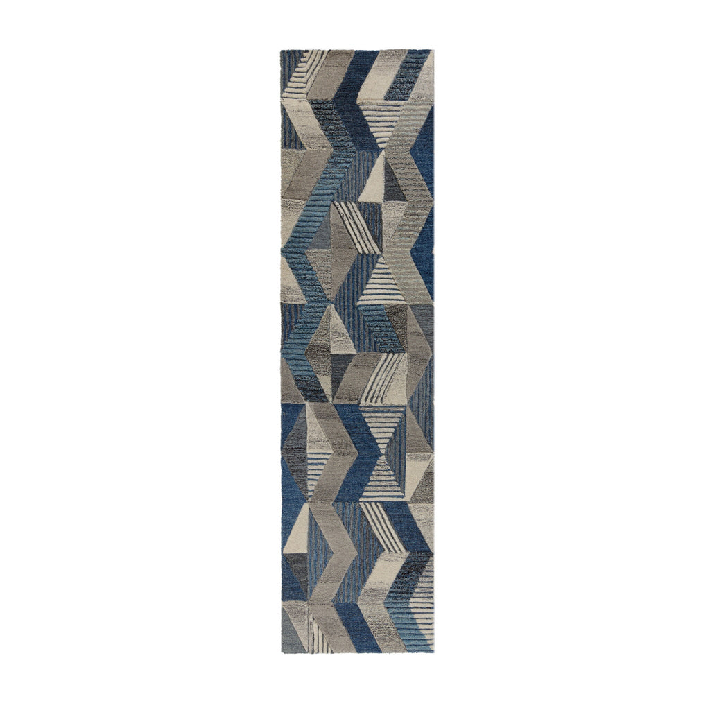 Graphic runner - Mado Asher Grey/Blue