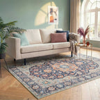 Vintage Rug - Imagine Medallion Blue
