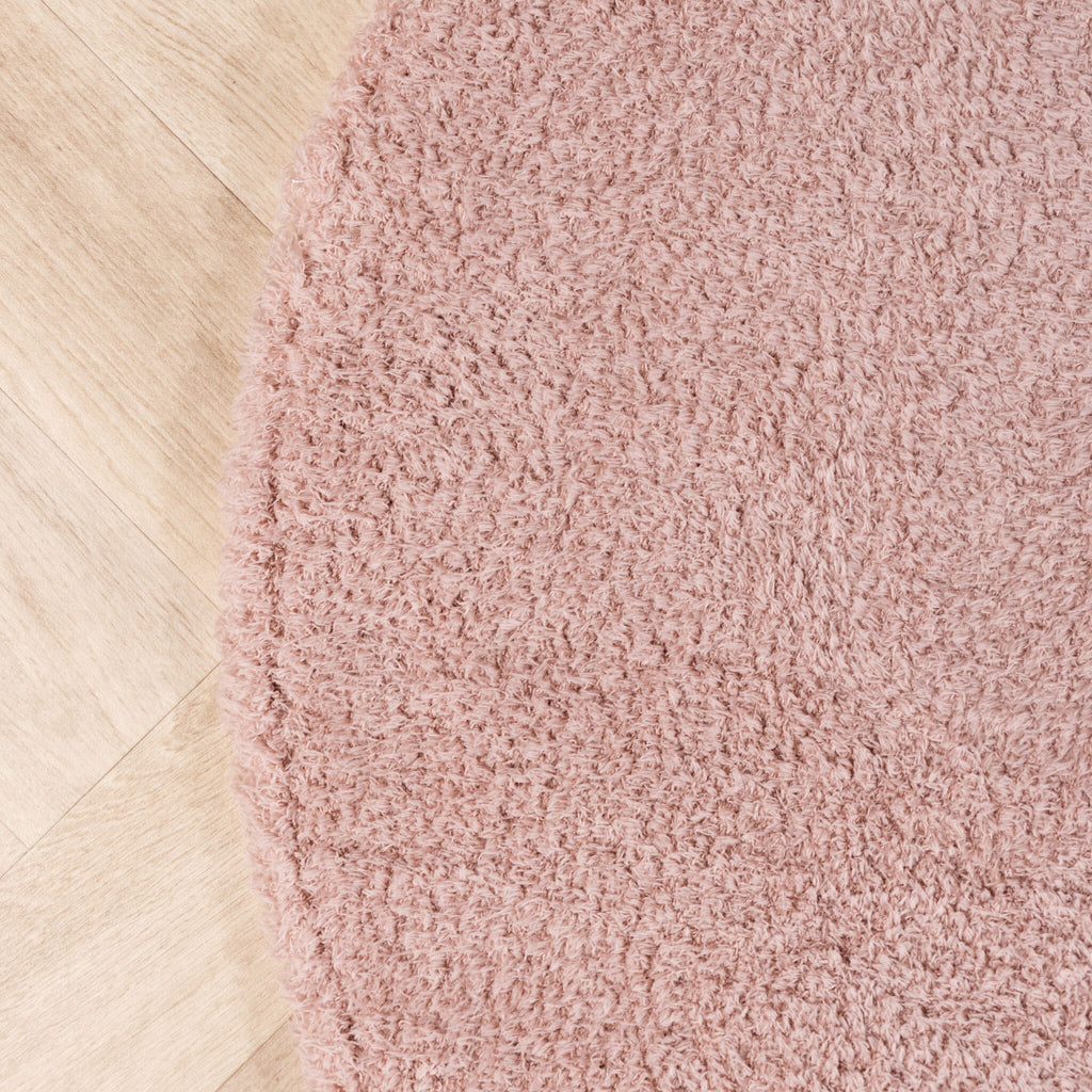 Soft organic rug - Teddy Pink