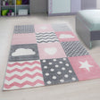 Children's Floor Rug - Ava Multi/Pink