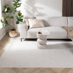 Sustainable Low-Pile Rug - Lykke Cream