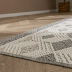 Sustainable Rug - Lorre Blocks Cream/Anthracite