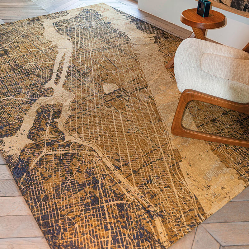 Graphic floor rug - Cities New York 9315