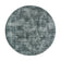 Round Viscose Rug - Pearl Blue/Green