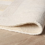 Wool Rug – Judith Border Cream