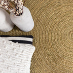 Jute Rug - Fair Round Green