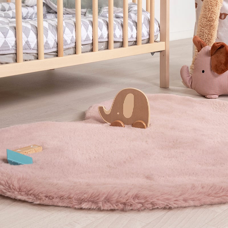 Kids Rug - Huggy Heart Pink