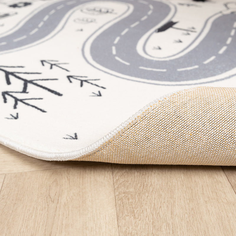 Kids Car Rug - Dex Road Black
