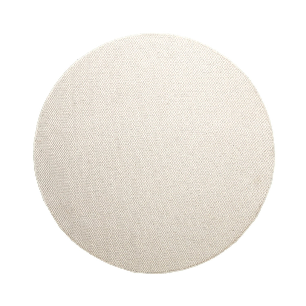 Round Wool Rug - Bliss Cream