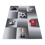 Football Rug - Pleun Champion Grey