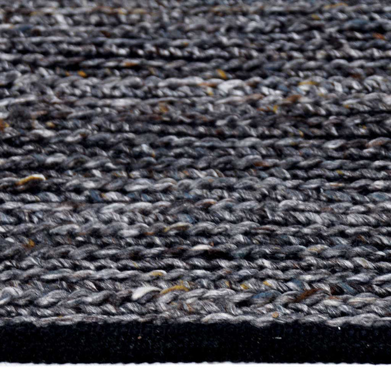 Wool floor rug - Lianne Taupe/Blue