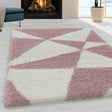High-pile floor rug - Tuggy Pink