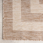 In- & Outdoor Rug – Sierra Frame Beige/Cream