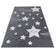 Children's Floor Rug - Anna Stars Grey