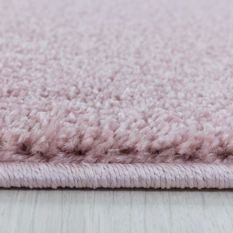 Low-pile floor rug - Smoothly Pink