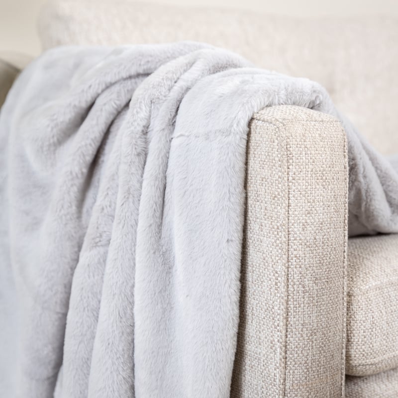 Washable Blanket - Otis Light Grey