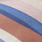 Geometric Rug – Swing Waves Blue/Pink