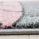 Round children's floor rug - Anna Teddy Pink