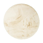 Round High Pile Rug - Comfy Supreme Cream