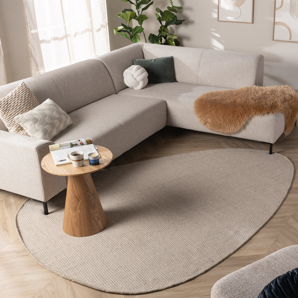 Irregular Rug - Bliss Cream/White