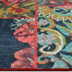 Patchwork Floor Rug - Nadine Rose Kilim Multicolor