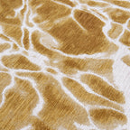 Abstract floor rug - Swim Saffron 9349