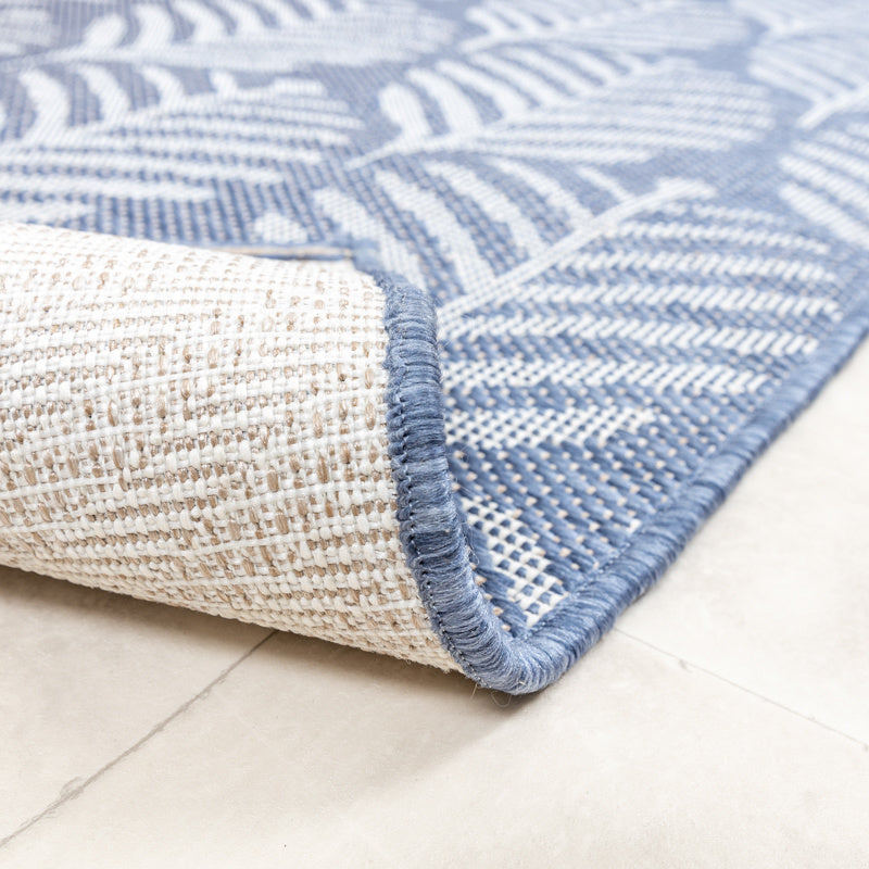 Outdoor Rug - Summer Leaves Blue
