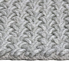 Wool Floor Rug - Brienne Light Grey