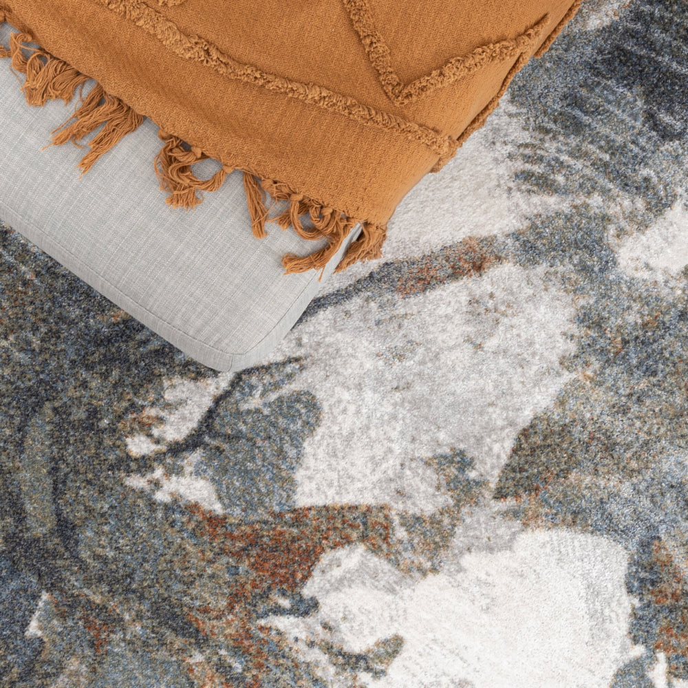 Round washable rug - Misha Flow Multicolor