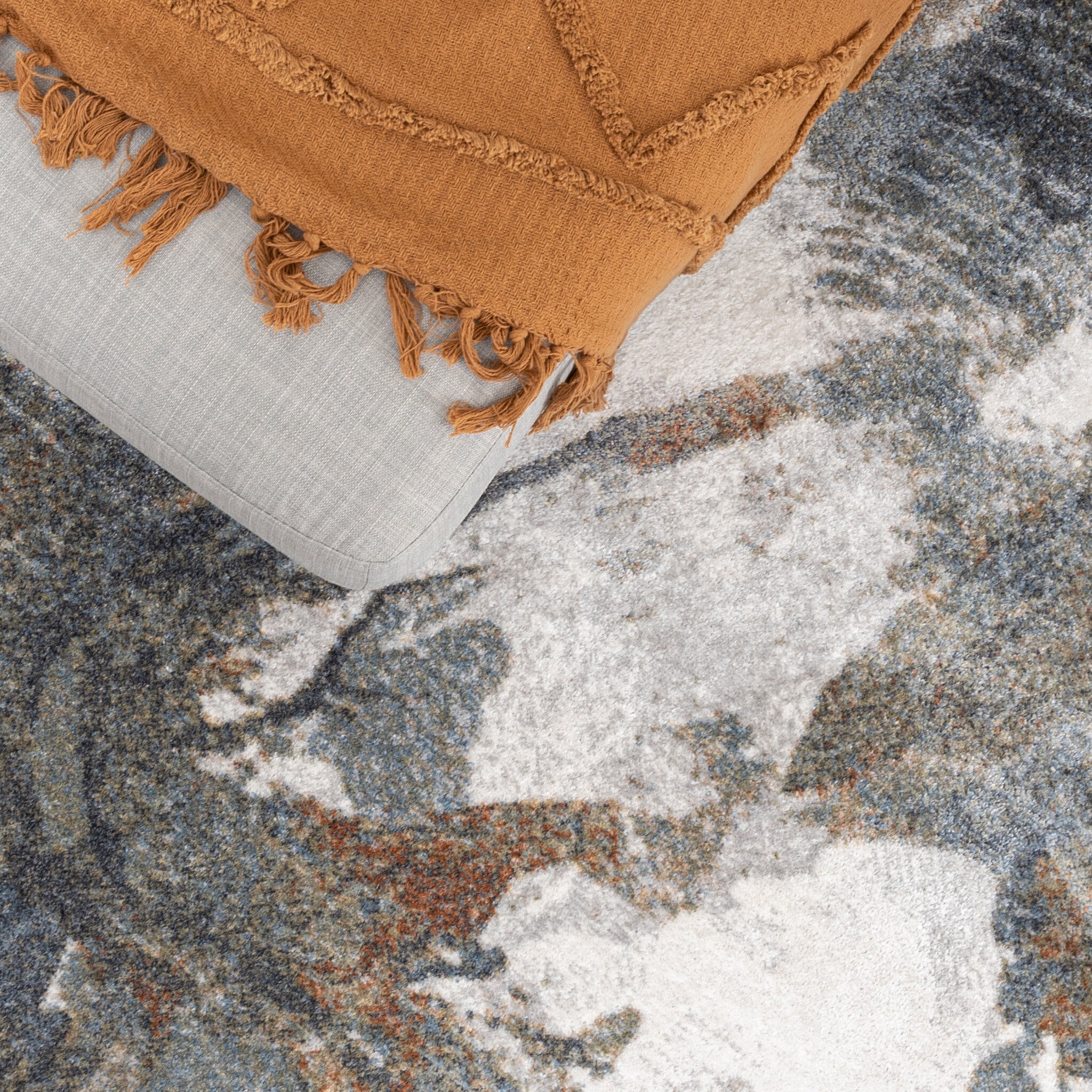 Round washable rug - Misha Flow Multicolor