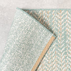 Modern Outdoor Rug - Playa Aztec Green