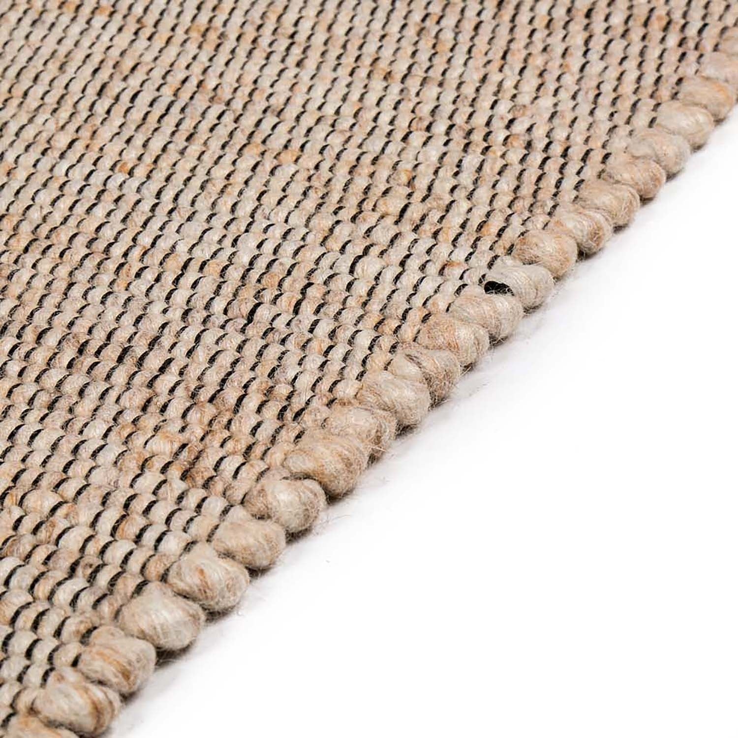 Wool floor rug made to measure - Bressano Beige 142