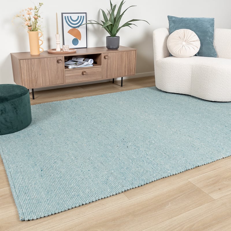 Wool Rug - Wise Blue