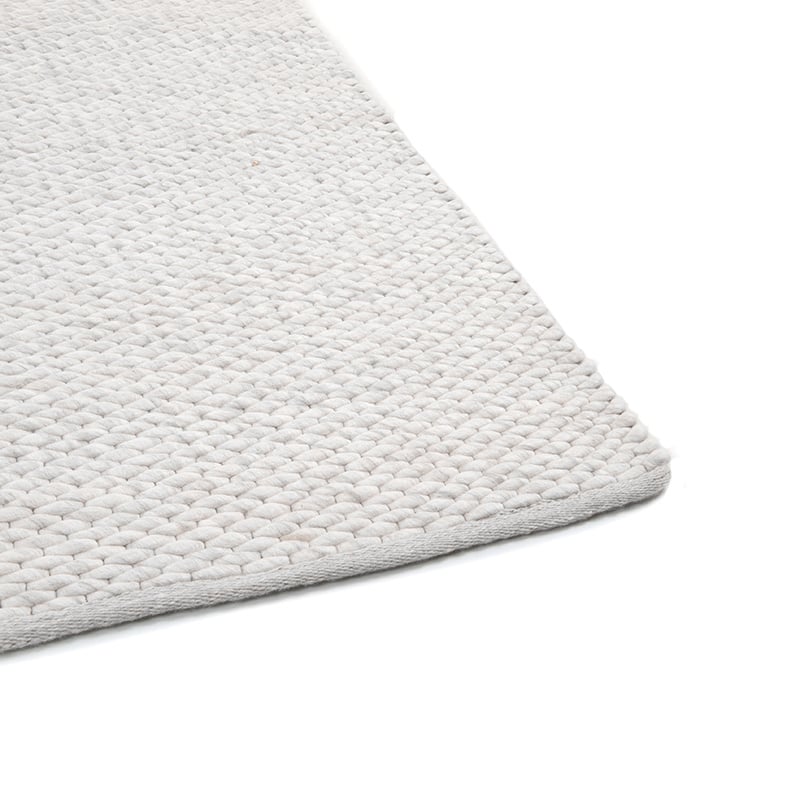 Wool floor rug - Genua Cream/White 815